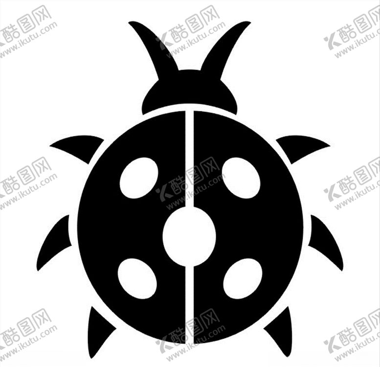 编号：78950809242015234199【酷图网】源文件下载-昆虫瓢虫矢量图
