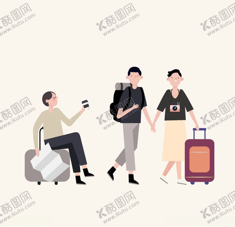 编号：81149210182159217285【酷图网】源文件下载-旅客游客