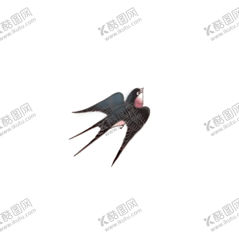 编号：64404402041626304900【酷图网】源文件下载-手绘燕子插画