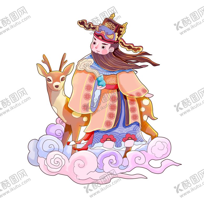 编号：43256004180735234231【酷图网】源文件下载-新年财神拜年PNG素材