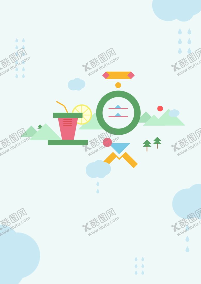 编号：20825505040523589722【酷图网】源文件下载-立夏字体插画海报
