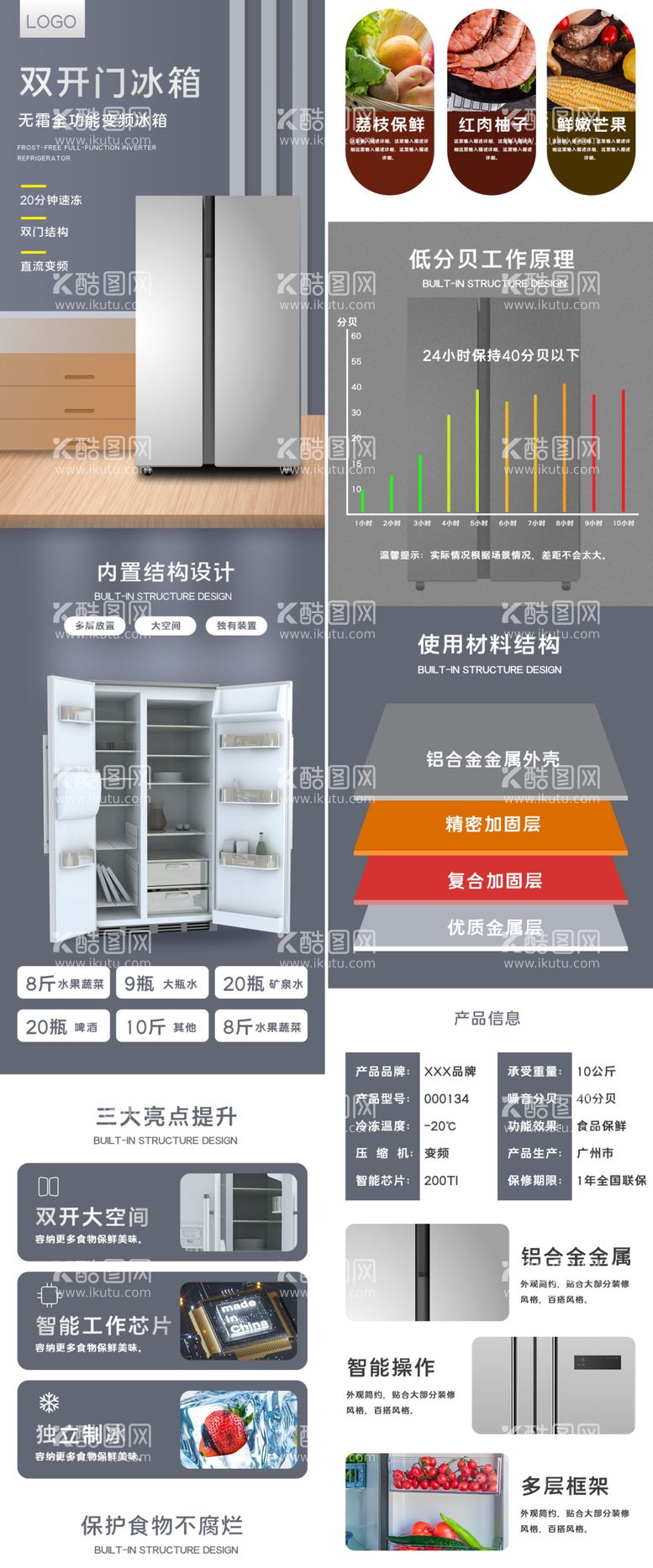 编号：87079911261642297841【酷图网】源文件下载-冰箱详情页