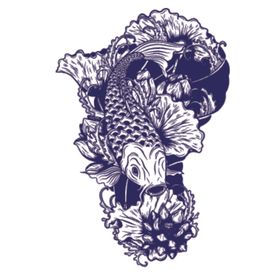 鲤鱼插画图案