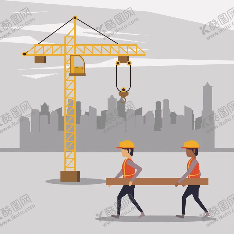 编号：80315206260530057260【酷图网】源文件下载-扁平建筑插画