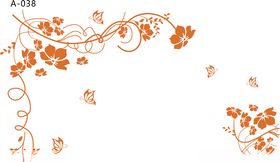 对角花矢量图