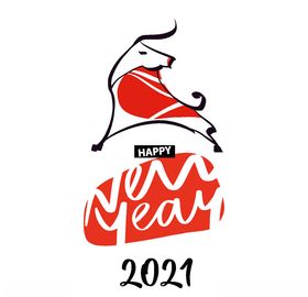 红色牛2021春节