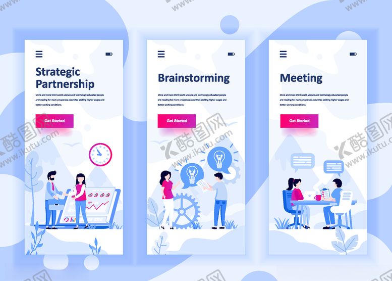 编号：95117210062133401140【酷图网】源文件下载-时尚3D立体插画海报