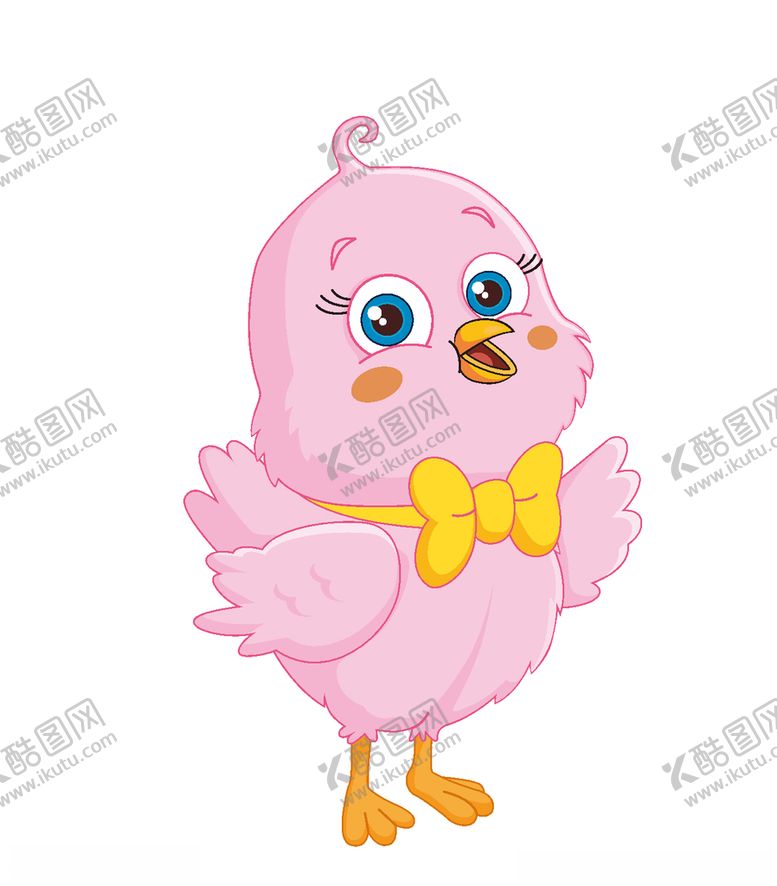 编号：63572910191839475887【酷图网】源文件下载-粉色小鸡