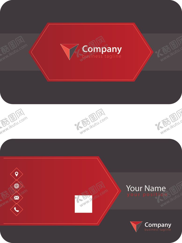 编号：52386009222030437255【酷图网】源文件下载-矢量名片模板