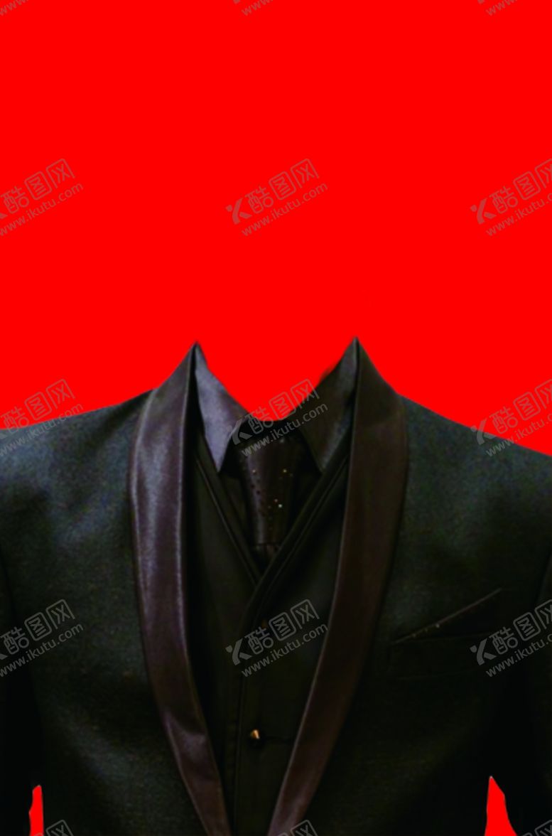 编号：95542206150044255680【酷图网】源文件下载-男士西装证件照