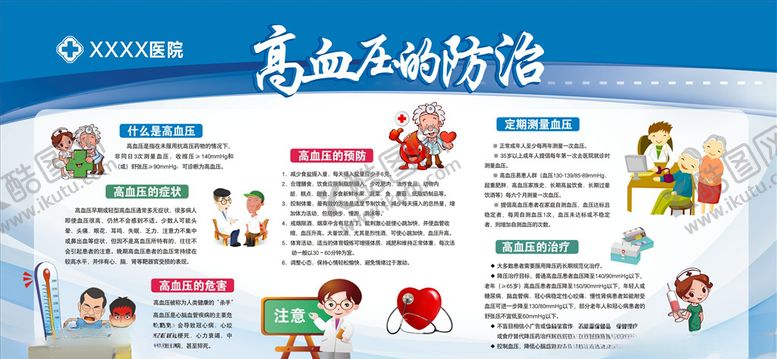编号：64054110280650297071【酷图网】源文件下载-高血压宣传栏