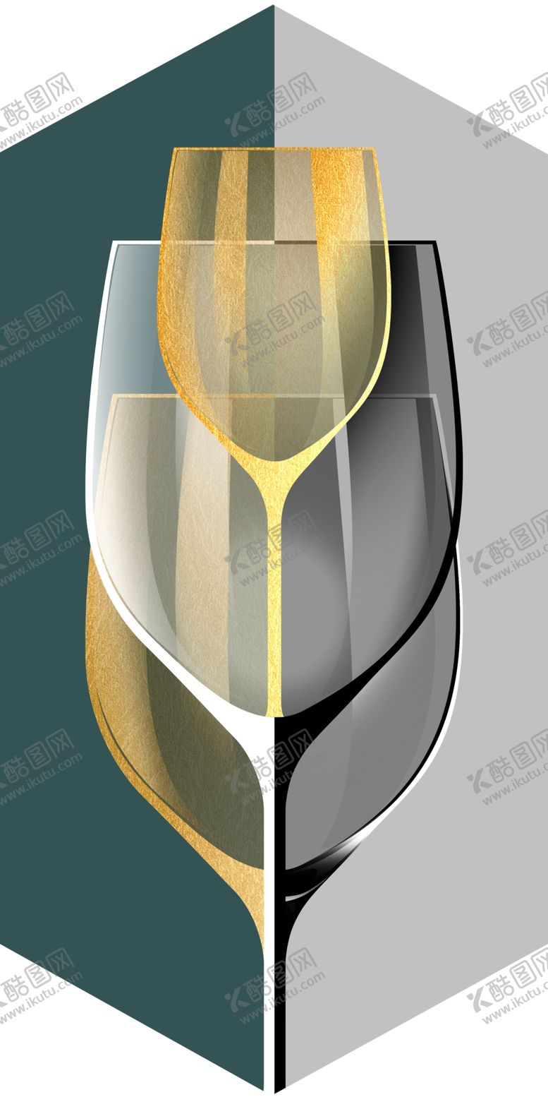编号：92076405132206589997【酷图网】源文件下载-酒杯装饰画