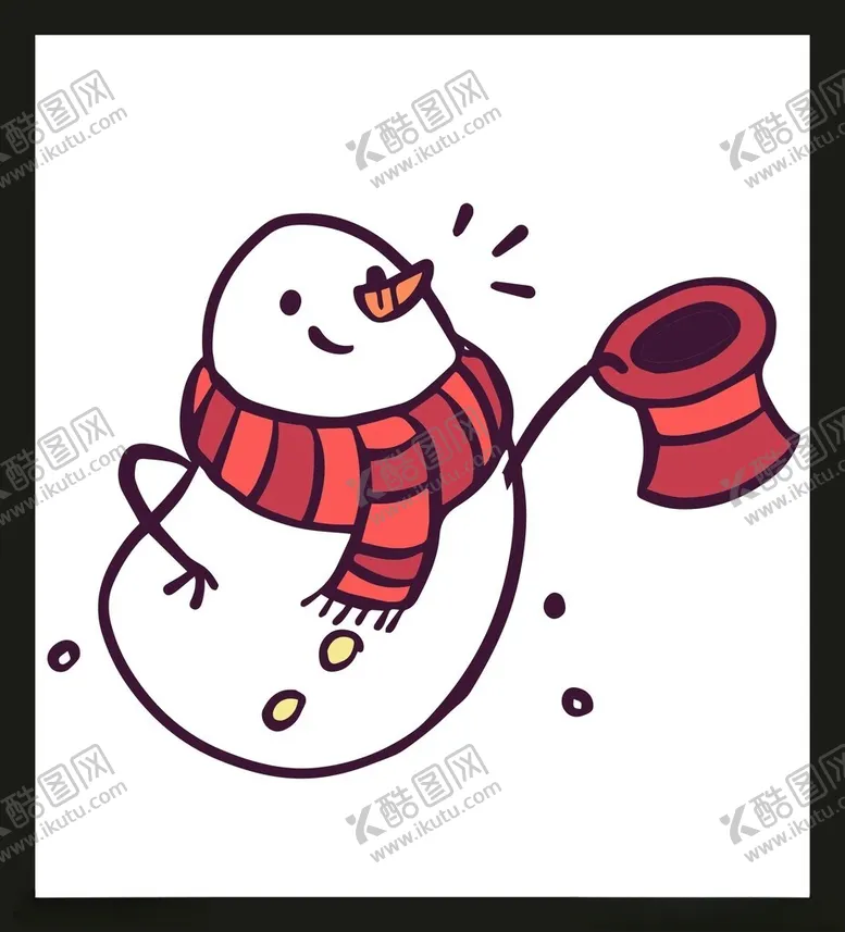 编号：67223502050555514874【酷图网】源文件下载-手绘雪人