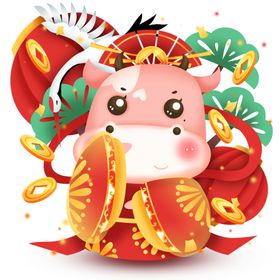 卡通牛