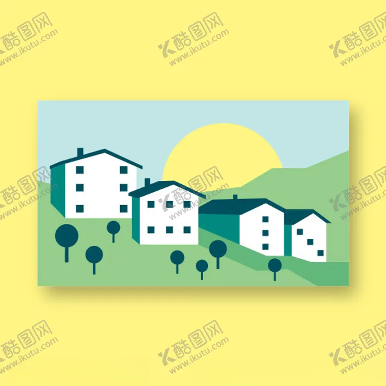 编号：71455902232315534308【酷图网】源文件下载-卡通房子