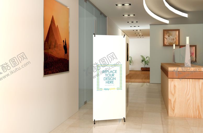 编号：90345910311804234210【酷图网】源文件下载-展架样机