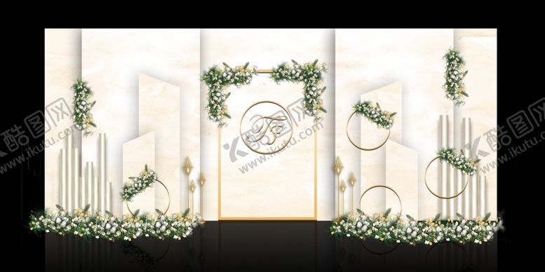 编号：95615809261132306699【酷图网】源文件下载-香槟色婚礼