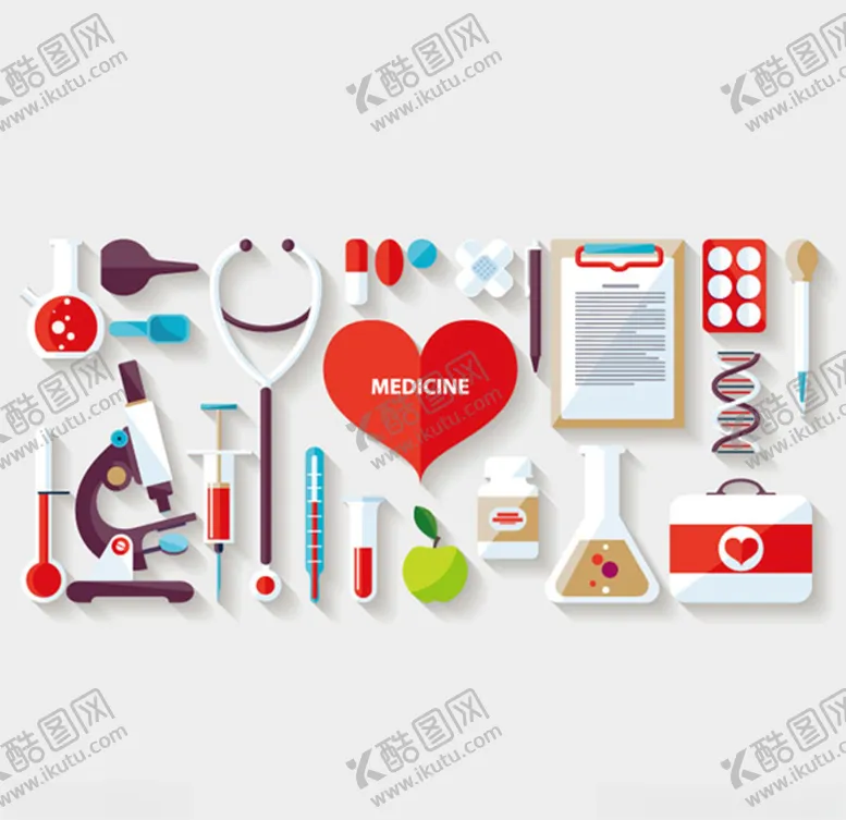 编号：22335306280855113803【酷图网】源文件下载-矢量多款医疗工具
