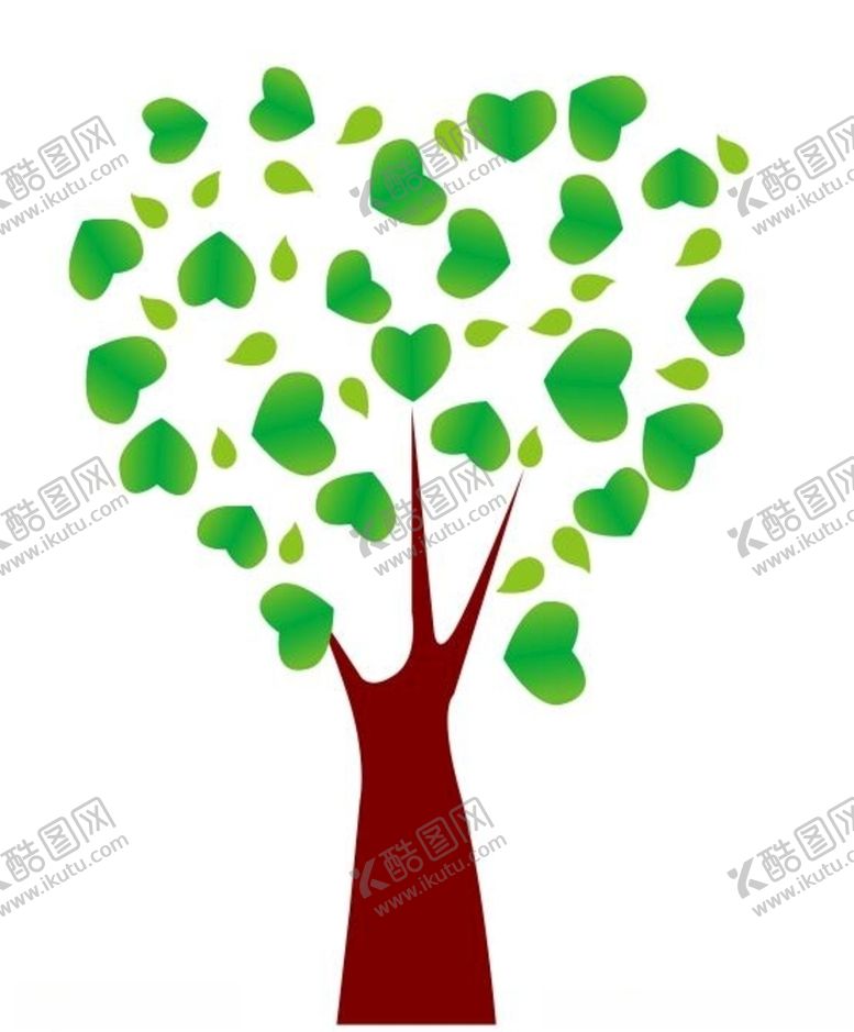 编号：89521605060823494090【酷图网】源文件下载-矢量爱心树页