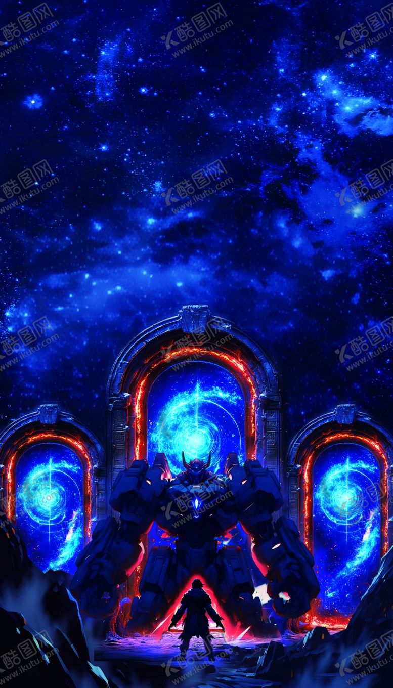 编号：29866404012229186976【酷图网】源文件下载-神秘科幻风格AI科技背景