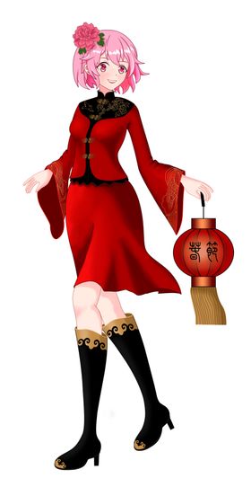 卡通形象礼服服装设计
