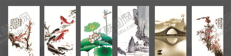 编号：96453410272015005310【酷图网】源文件下载-山水名片