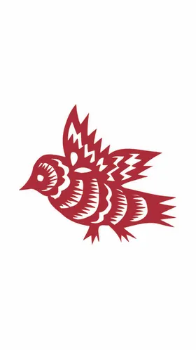窗花剪纸年画贴画文化艺术