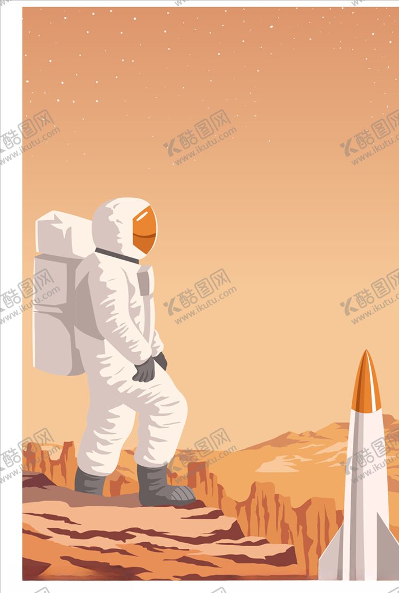 编号：14776111011549535273【酷图网】源文件下载-宇航员