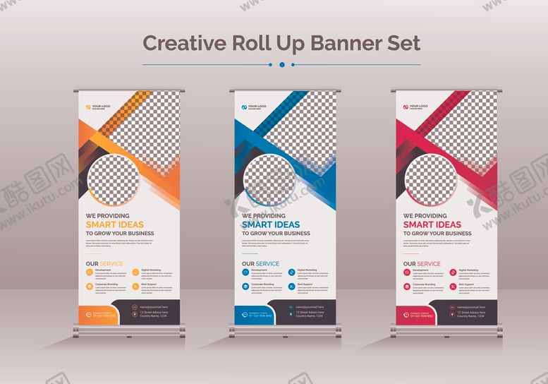 编号：51424910311601383383【酷图网】源文件下载-展架模版