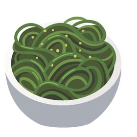 韩国美食插画图案