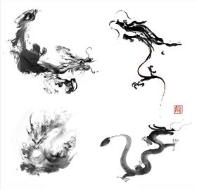 典雅中国风水墨背景图传统文化设计