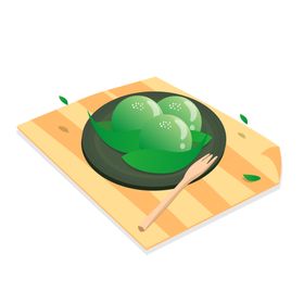清明青团素材
