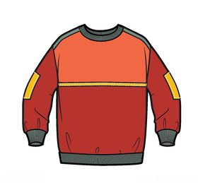 服装款式陈列大衣图