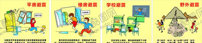 编号：40076610161157049294【酷图网】源文件下载-地震逃生