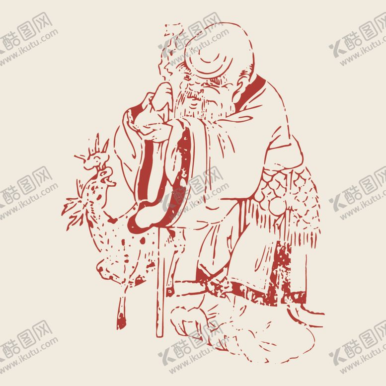 编号：23935912180037588434【酷图网】源文件下载-传统吉祥人物图案图片