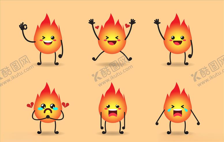 编号：77122206272329112642【酷图网】源文件下载-卡通火人