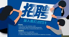 招聘海报展架