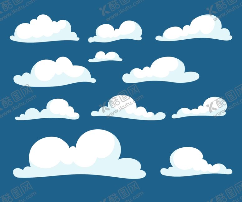 编号：99602910261427246331【酷图网】源文件下载-卡通云朵