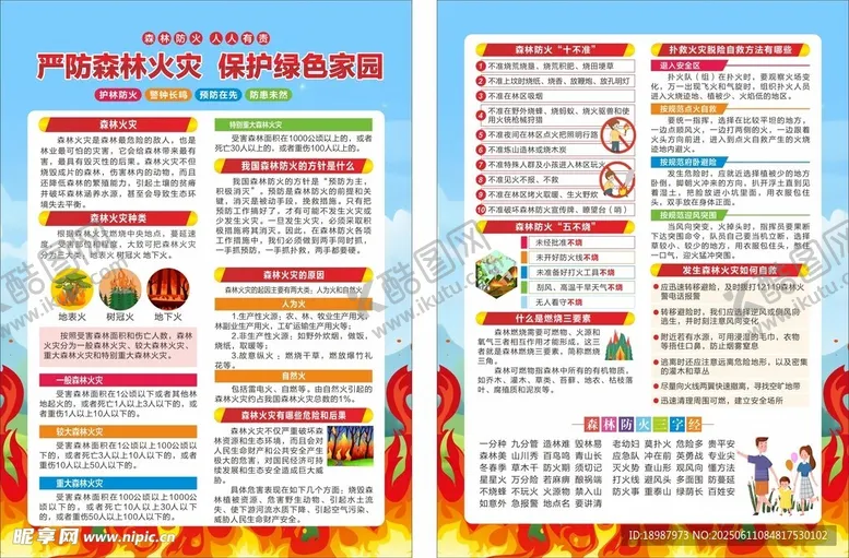 编号：77114307010109165100【酷图网】源文件下载-森林防火