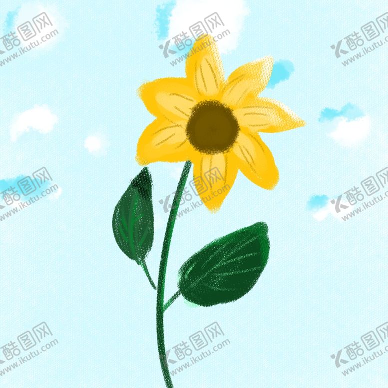 编号：41479604180811356845【酷图网】源文件下载-插画向日葵