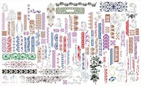 角花边框花纹花边