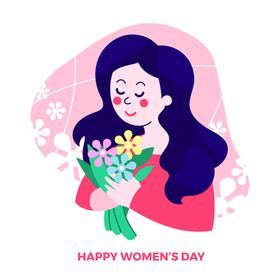 三八妇女节海报日神
