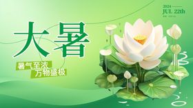 大暑展板
