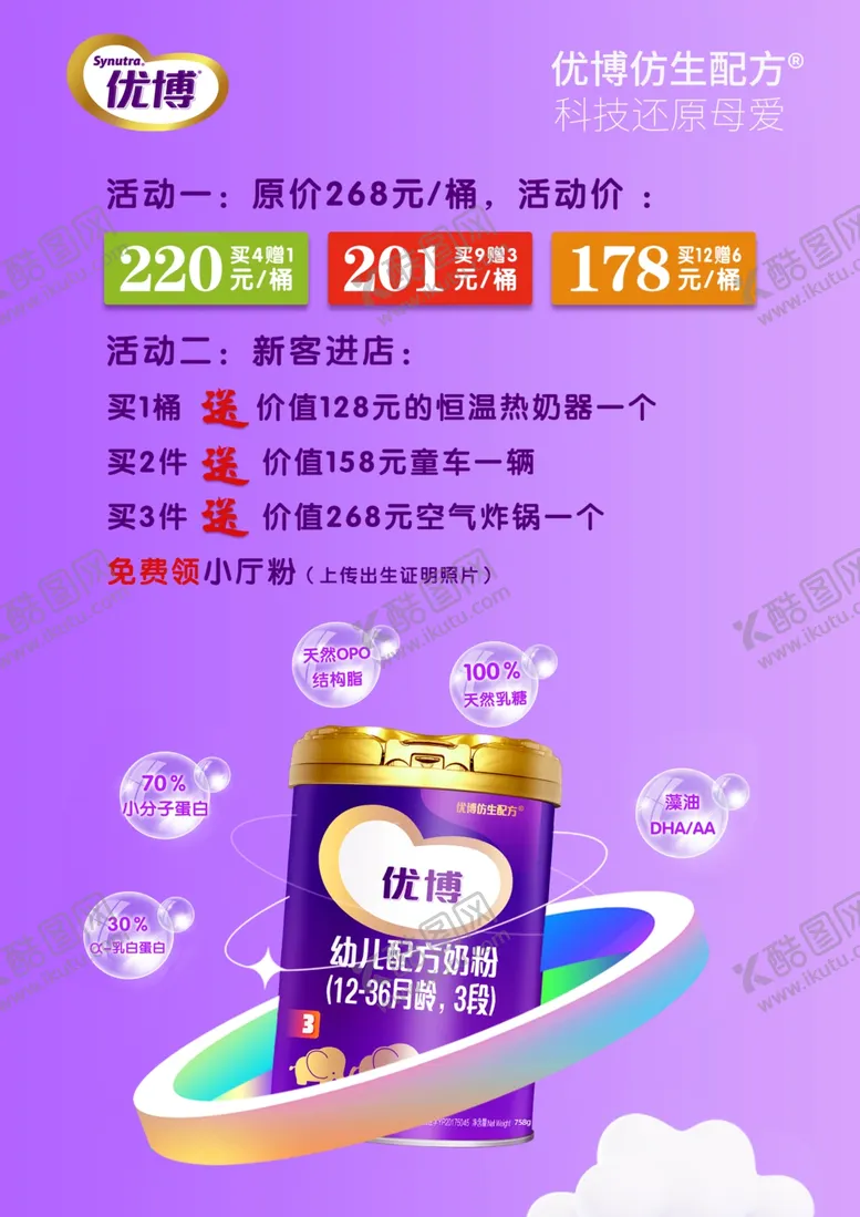 编号：45082612091918397714【酷图网】源文件下载-优博奶粉