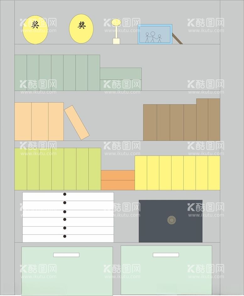 编号：83578412301954564614【酷图网】源文件下载-书架