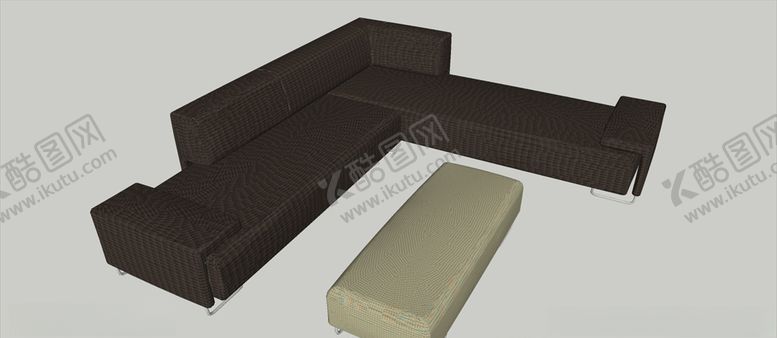 编号：39413509290233559248【酷图网】源文件下载-沙发模型酒店沙发SU模