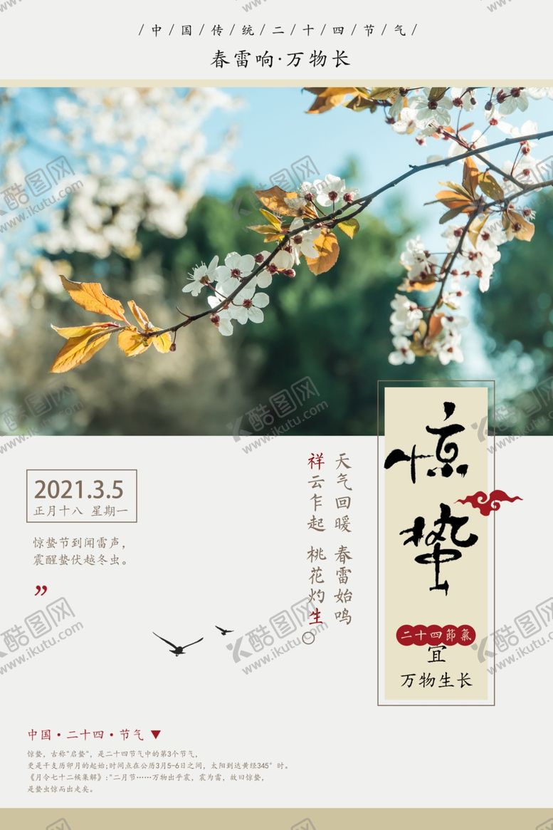 编号：87881711010853217710【酷图网】源文件下载-中国风惊蛰海报