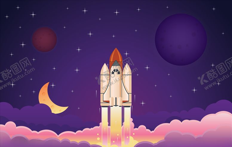 编号：37671409130401475649【酷图网】源文件下载-火箭升空