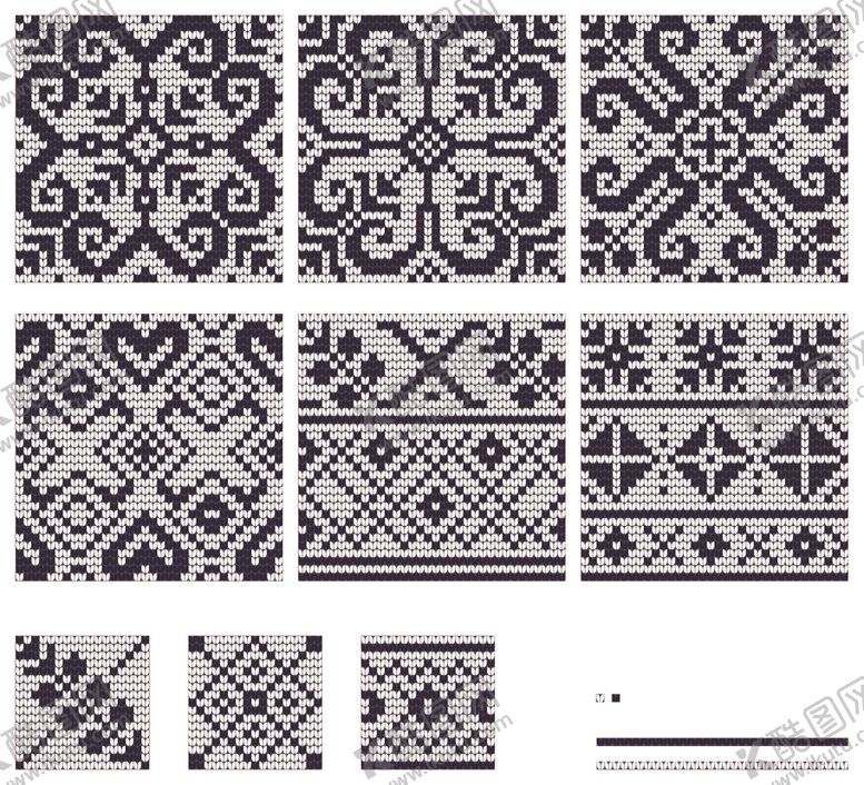 编号：47994210031812572922【酷图网】源文件下载-毛衣花纹