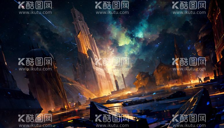 编号：69672112121132537720【酷图网】源文件下载-宇宙星空